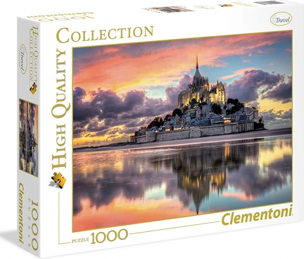 Puzzle 1000 dílků – Mont Saint-Michel – Clementoni High Quality Collection