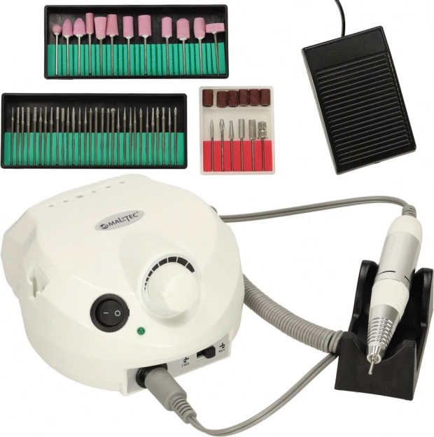 Elektrická frézka na nehty s příslušenstvím ND-2WH