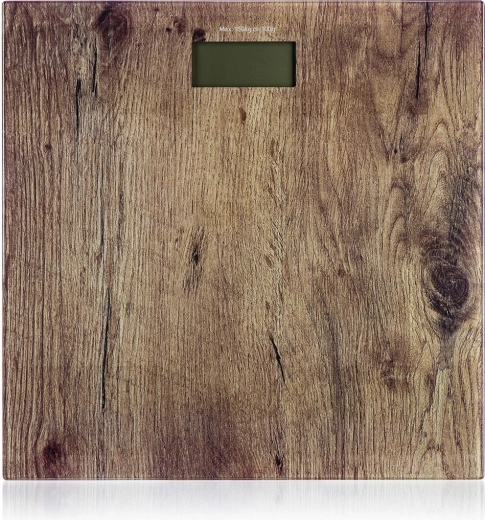 Osobní digitální váha v dekoru dřeva 150 kg