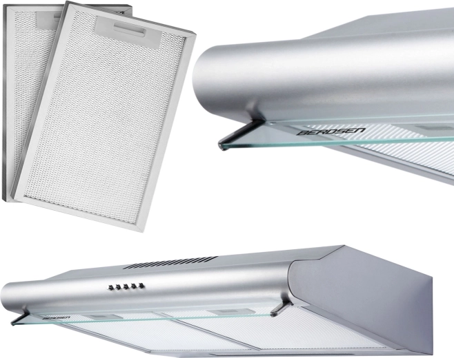 Podskříňkový odsavač par 50 cm inox Berdsen