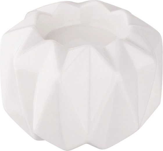 Porcelánový svícen bílý