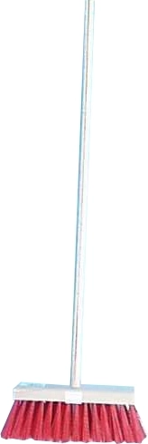 Dřevěný smeták na silnice pro děti 60 cm