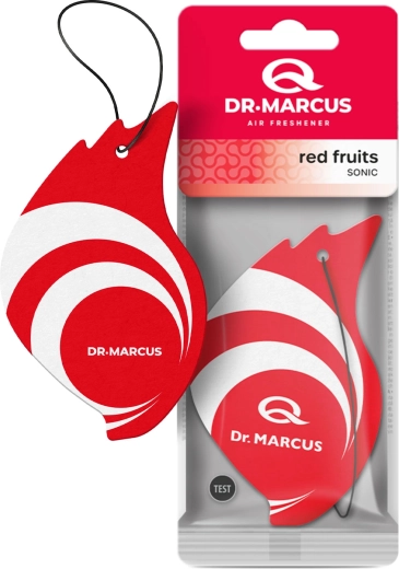 Dr. Marcus Sonic závěsný osvěžovač vzduchu do auta Red Fruits
