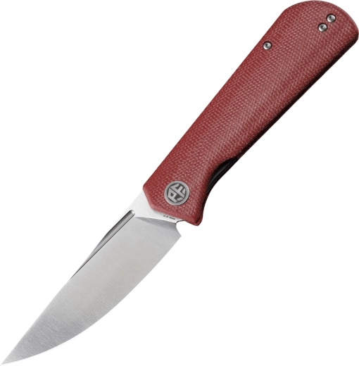 Petrified Fish Viking zavírací kapesní nůž 9,2 cm satin červená micarta