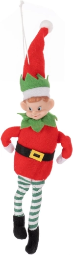Závěsná dekorace Elf z polyesteru 25 cm