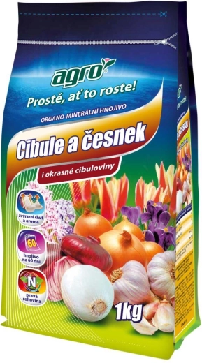 Organominerální hnojivo na cibuli a česnek 1 kg