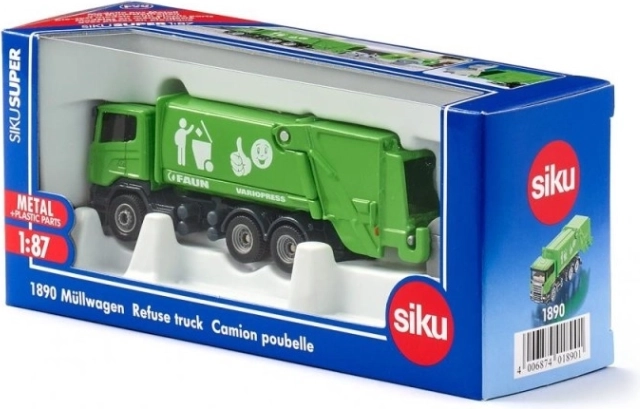 Kovový model popelářského vozu 1:87