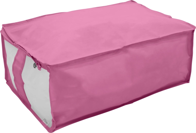 Růžový podpostelový organizér KAMAI ORDINETT Blossom 46 × 60 × 25 cm