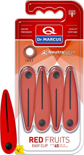 Dr. Marcus Easy Clip osvěžovač vzduchu do auta Red Fruits