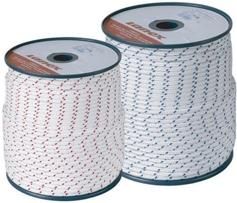 Startovací šňůra polyamidová 3 mm bílo‑modrá, 100 m