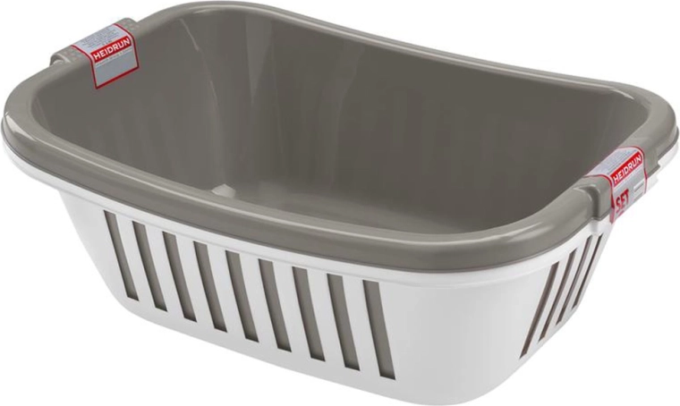 Plastové koše na čisté prádlo HEIDRUN, sada 2 ks