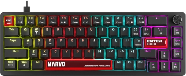 Mechanická herní klávesnice Arma 67