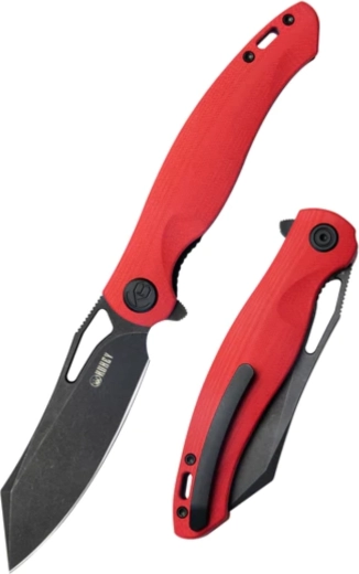 kapesní nůž Kubey Drake Red Blackwash G10 9,5 cm