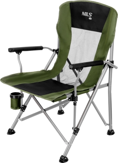 Skládací kempingové křeslo NILS Camp zelené