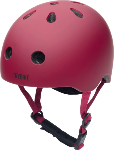 Trybike dětská helma na kolo a brusle červená XS