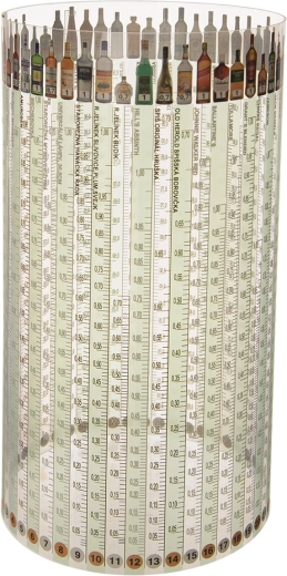 Odměrný válec UH na alkohol se stupnicí do 47°