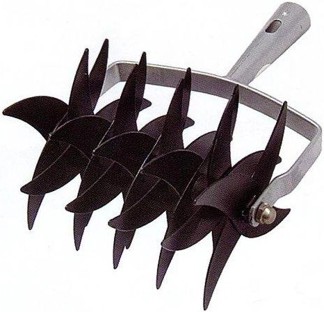 Hvězdicový kultivátor trávníku 17 cm