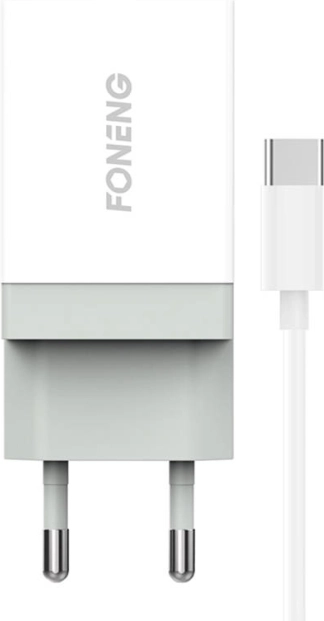 Rychlonabíječka FONENG s 1× USB 10,5 W + kabel USB‑C 1 m