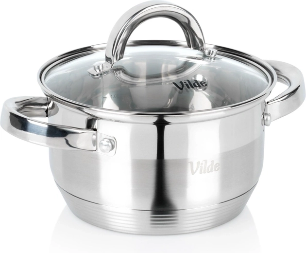 Nerezový hrnec se skleněnou poklicí INOXCELLENT 16 cm, 1,75 l