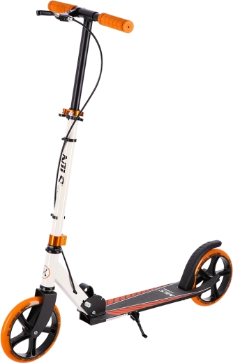 Koloběžka NILS Extreme HM0107 bílo‑oranžová