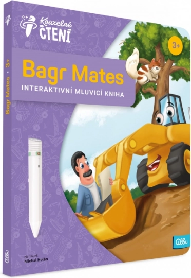 Interaktivní mluvící kniha Albi Bagr Mates – Kouzelné čtení