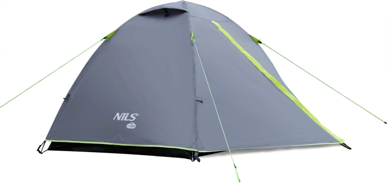 Kempingový stan NILS Camp Explorer pro 3 osoby – šedý