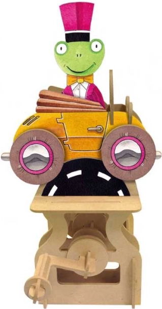 ARToy stavebnice pohyblivého modelu auto okolo světa