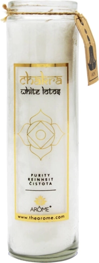 Vonná svíčka ve skle Čerstvý len 320 g – dlouhá doba hoření