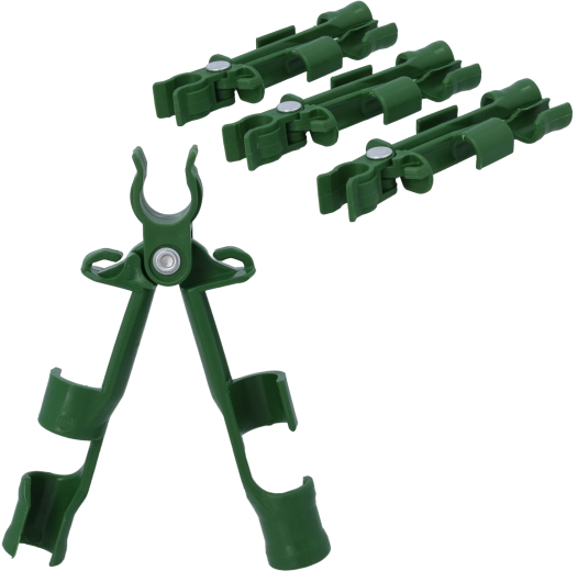 Sada zahradních spojek na opěrné tyče 16 mm – 3 ks