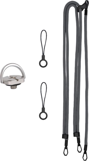 Sunnylife multifunkční popruh na krk pro DJI Osmo Pocket 3 (šedý)