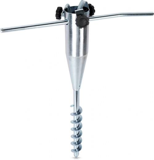 Kovový zemní šroub pro zahradní slunečník 56 cm