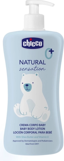 Chicco Natural Sensation tělové mléko s bambuckým máslem a vitamínem E 500 ml