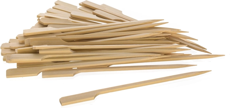 Bambusové špejle s plochým úchytem 15 cm BANQUET (50 ks)