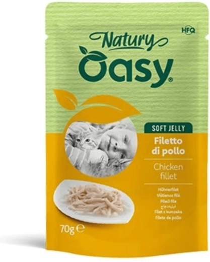 Oasy Natury Soft Jelly kuřecí filetky v želé 70 g