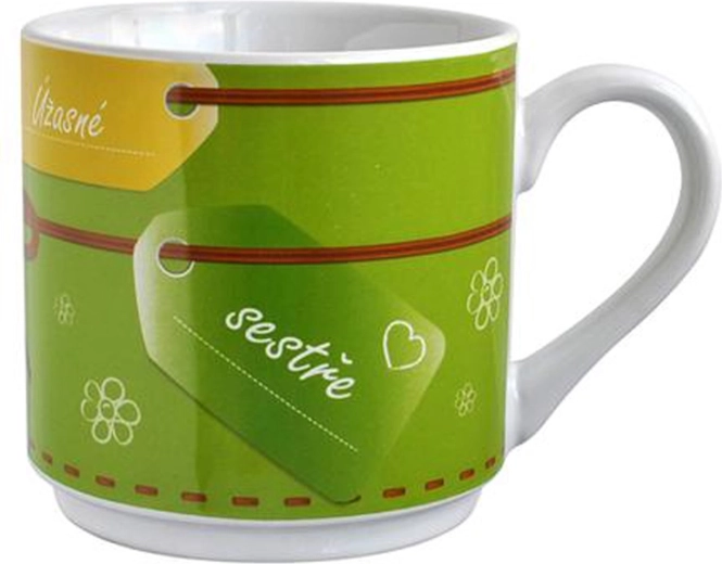 Dárkový keramický hrnek pro sestru 560 ml