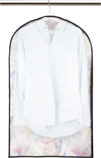 Textilní obal na oděvy s květinovým vzorem 60 × 100 cm