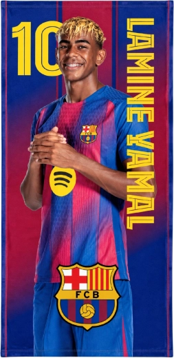 Rychleschnoucí osuška FC Barcelona Lamine Yamal 70 × 140 cm