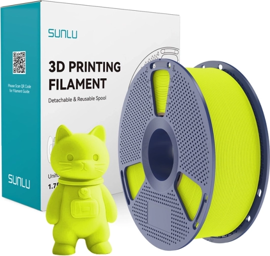 Sunlu PLA Matte filament světle zelený