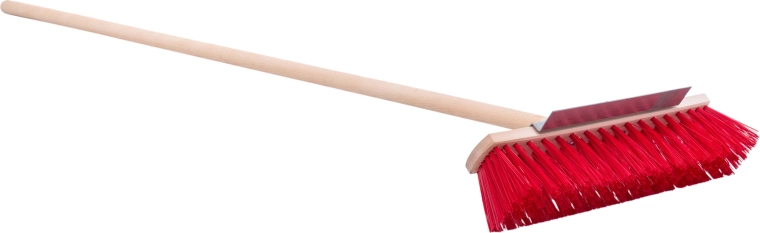 Koště se škrabkou na sníh s dřevěnou násadou 130 cm J.A.D. Tools