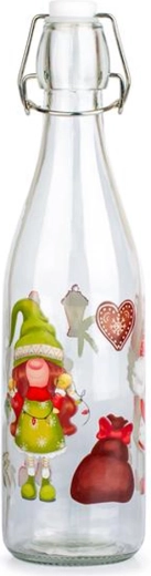 Skleněná láhev s patentním uzávěrem Toro 540 ml – elfíci