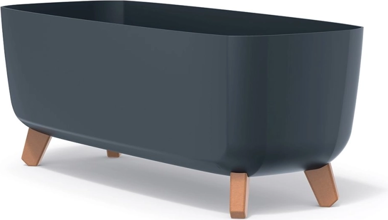 Květináč na nožičkách Gracia Case 58 cm antracit
