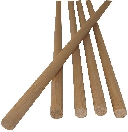 Dřevěná vroubkovaná hmoždinka 10 mm FSC (5 ks = 4 bm)