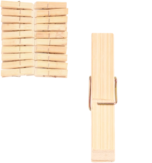 Dřevěné kolíčky na prádlo, sada 20 ks