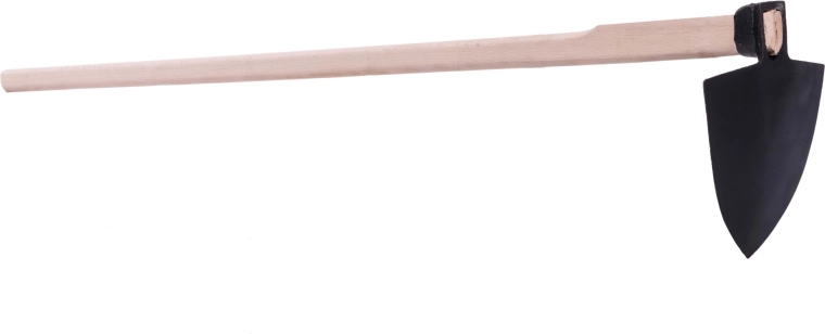 Kovaná motyka s velkým okem a dřevěnou násadou 130 cm