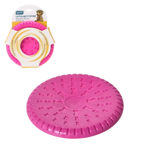 Létající disk pro psy 23,5 cm – oranžový, plovoucí a odolný