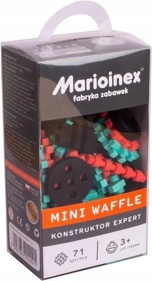 Konstrukční stavebnice Mini Waffle Konstruktor Expert 71 ks