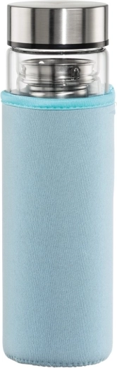 Skleněná lahev Hama To Go 500 ml se sítkem a termo obalem