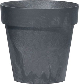 Květináč Cube betonový efekt 11 cm antracit