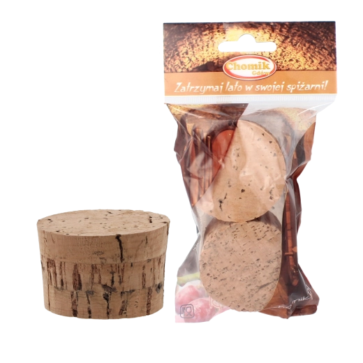 Ekologické korkové zátky 55 mm pro demižony 54 l – sada 2 ks