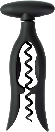 Vývrtka z černého ABS plastu